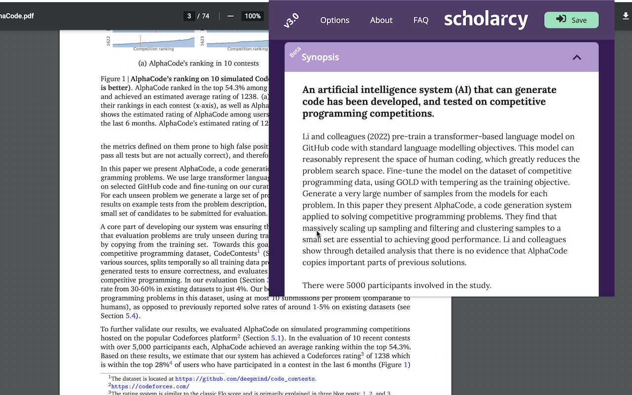 Scholarcy Browser Extension - 截图 1