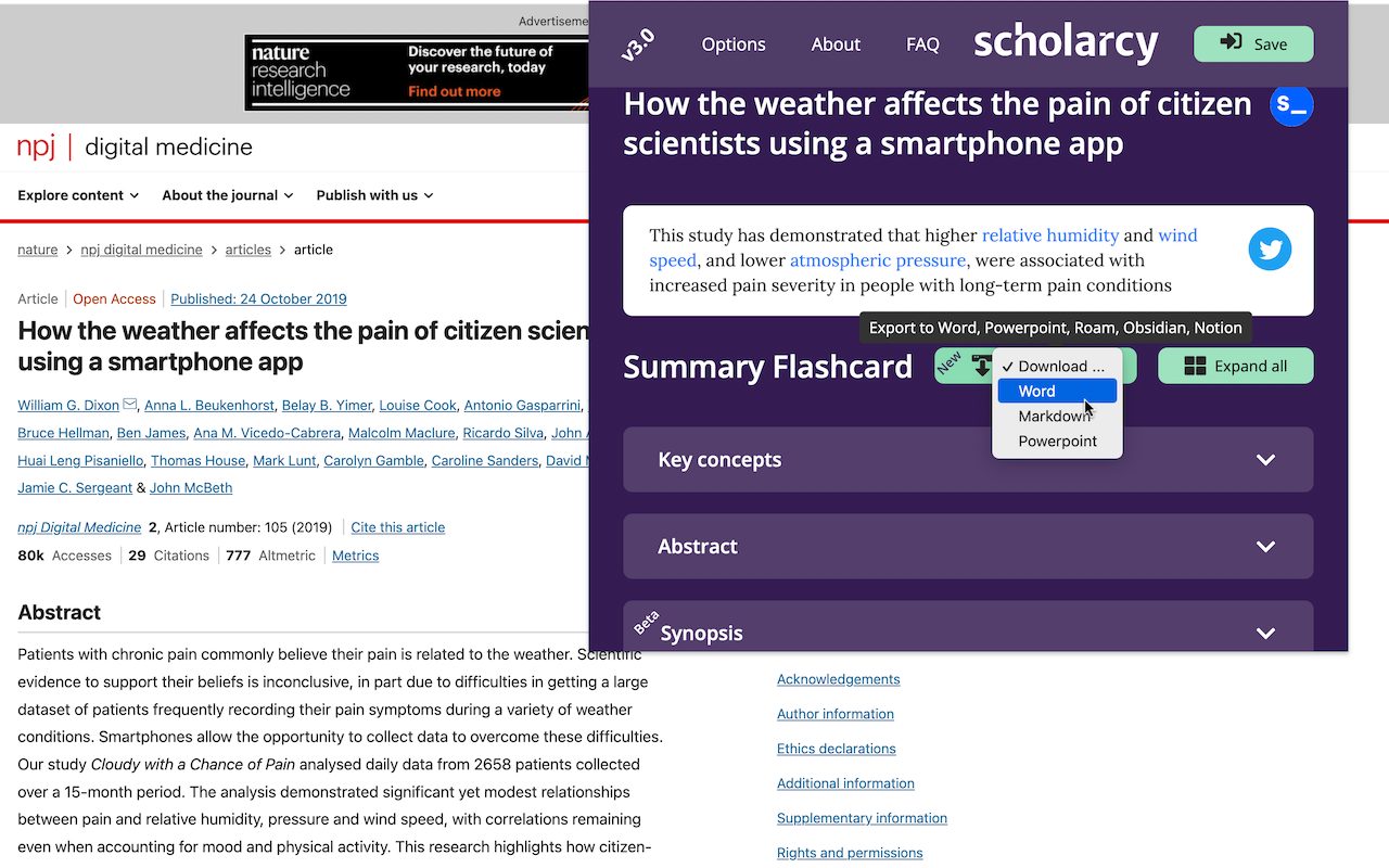 Scholarcy Browser Extension - 截图 2