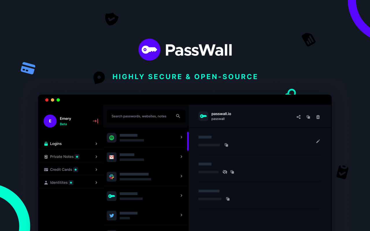 Passwall - Free Password Manager chrome谷歌浏览器插件_扩展第3张截图