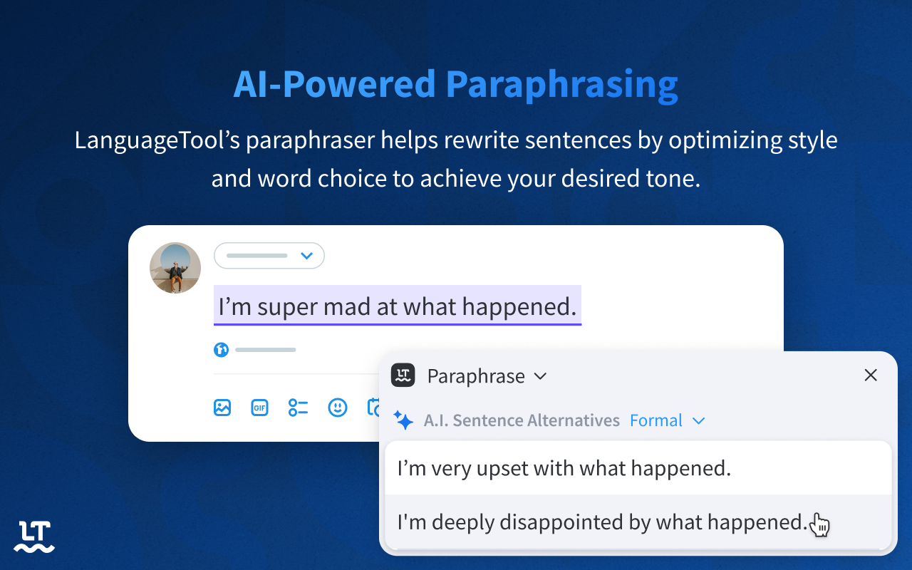AI Grammar Checker & Paraphraser – LanguageTool - 截图 3