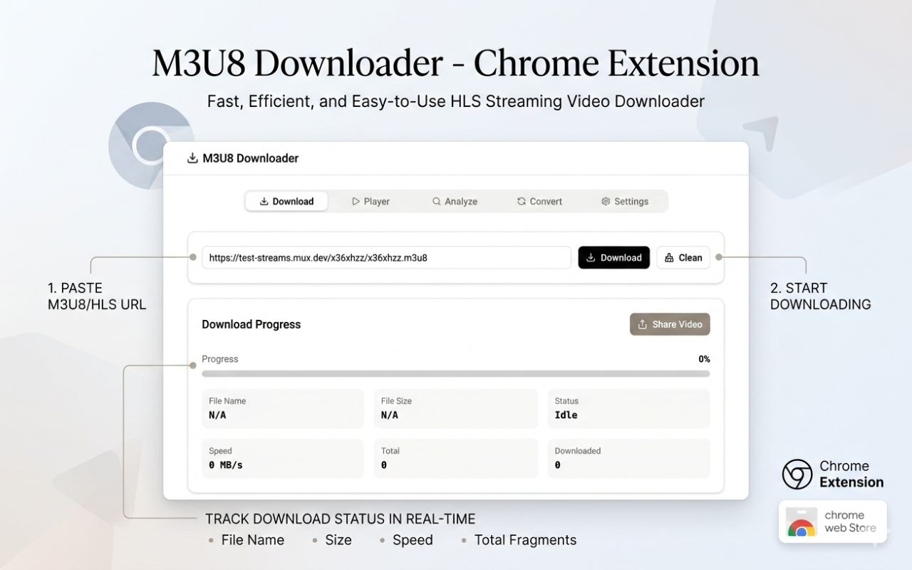 M3U8 Downloader - 截图 1