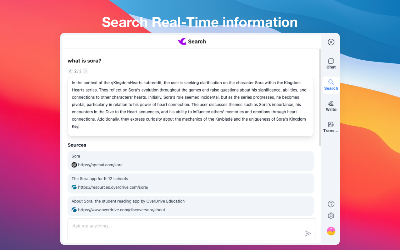 TinaMind - 最强大的AI助手！ - 截图 5
