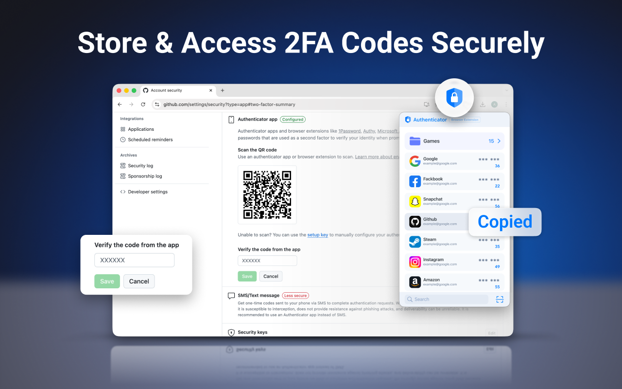 Authenticator App - 截图 3
