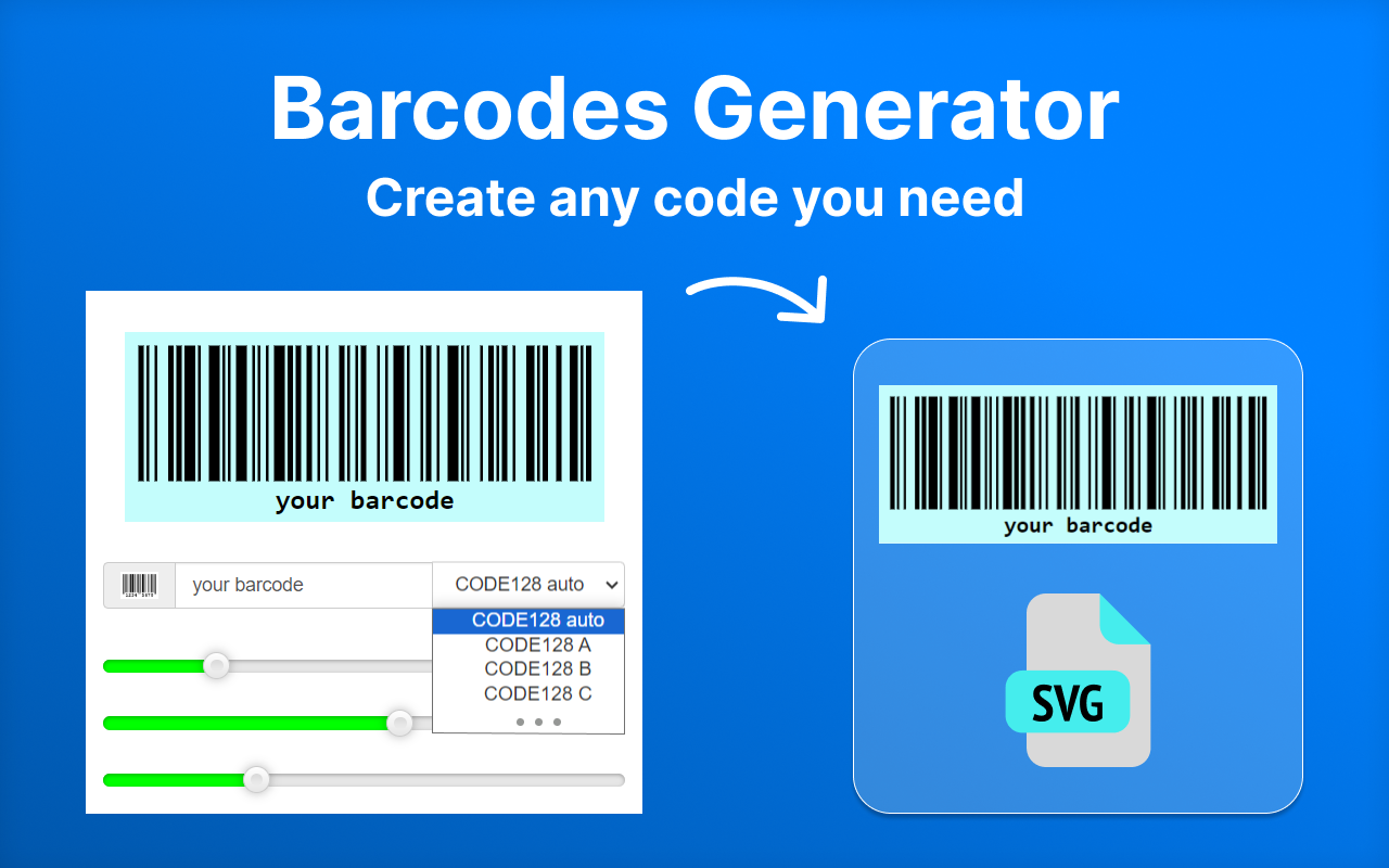 条形码生成器 - Barcode Generator - 截图 1