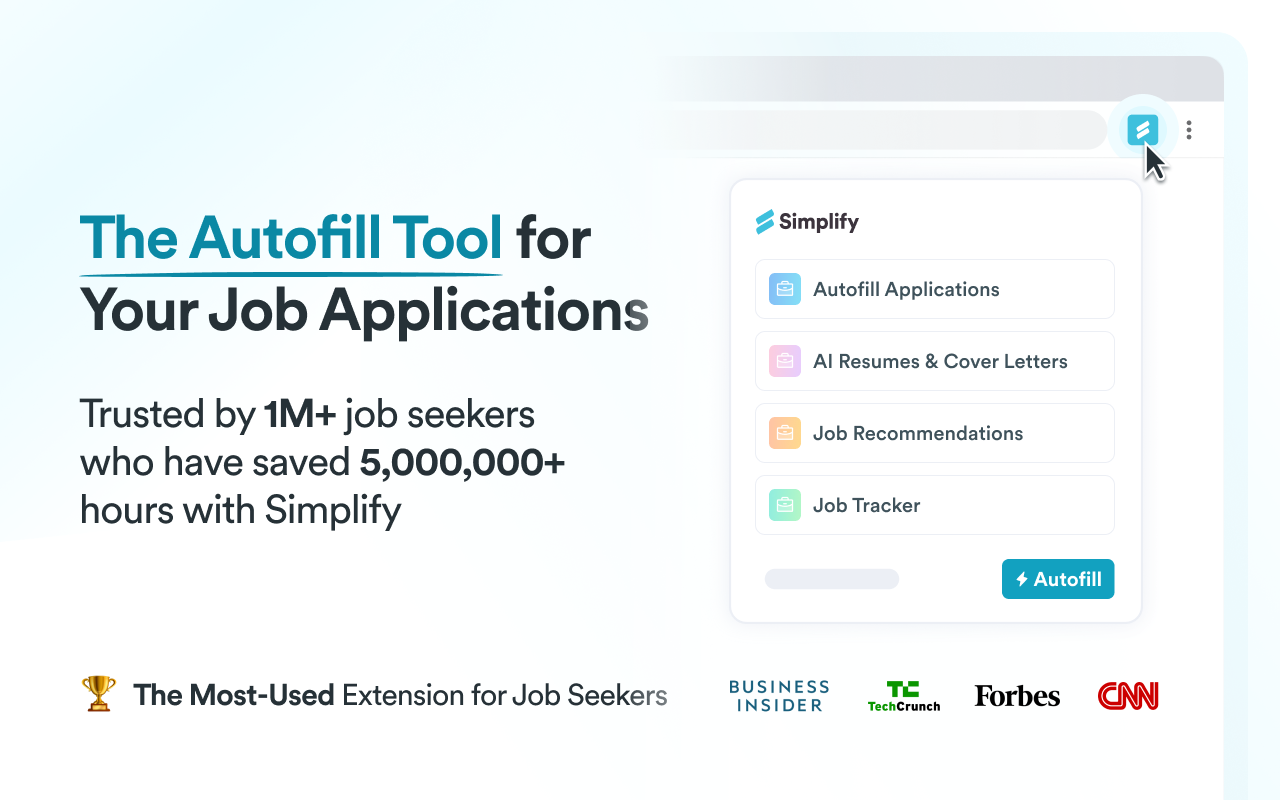 Simplify Copilot - Autofill job applications, job tracker & AI resumes - 截图 2