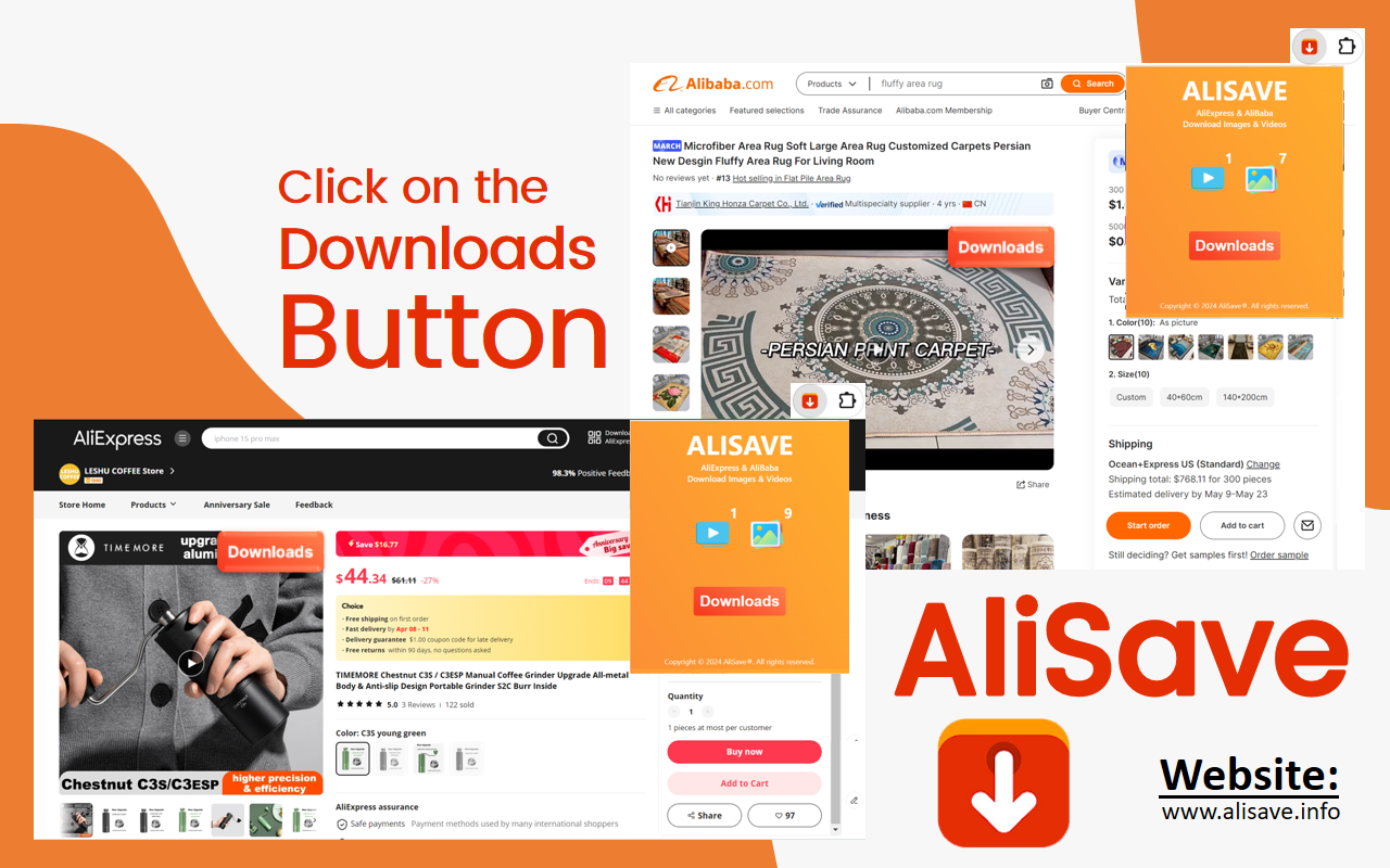 AliSave - Download Ali Images & Videos - 截图 3