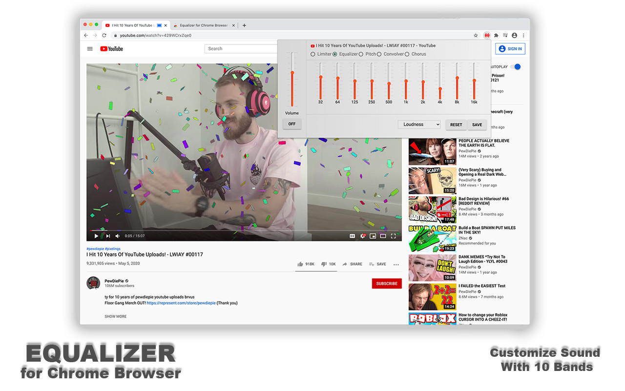 Equalizer for Chrome Browser - 截图 2