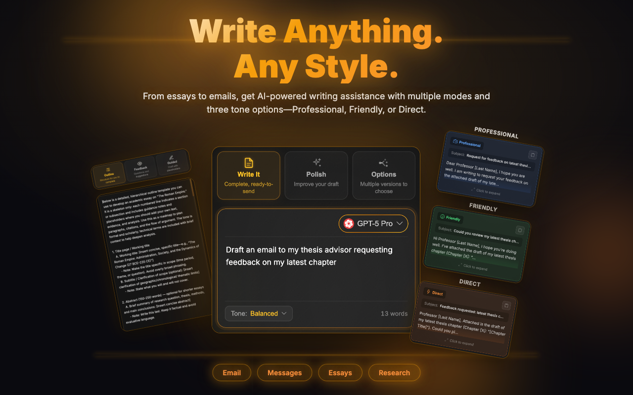 Copilot: AI Study Assistant | GPT-5, Claude & Gemini for Students - 截图 3
