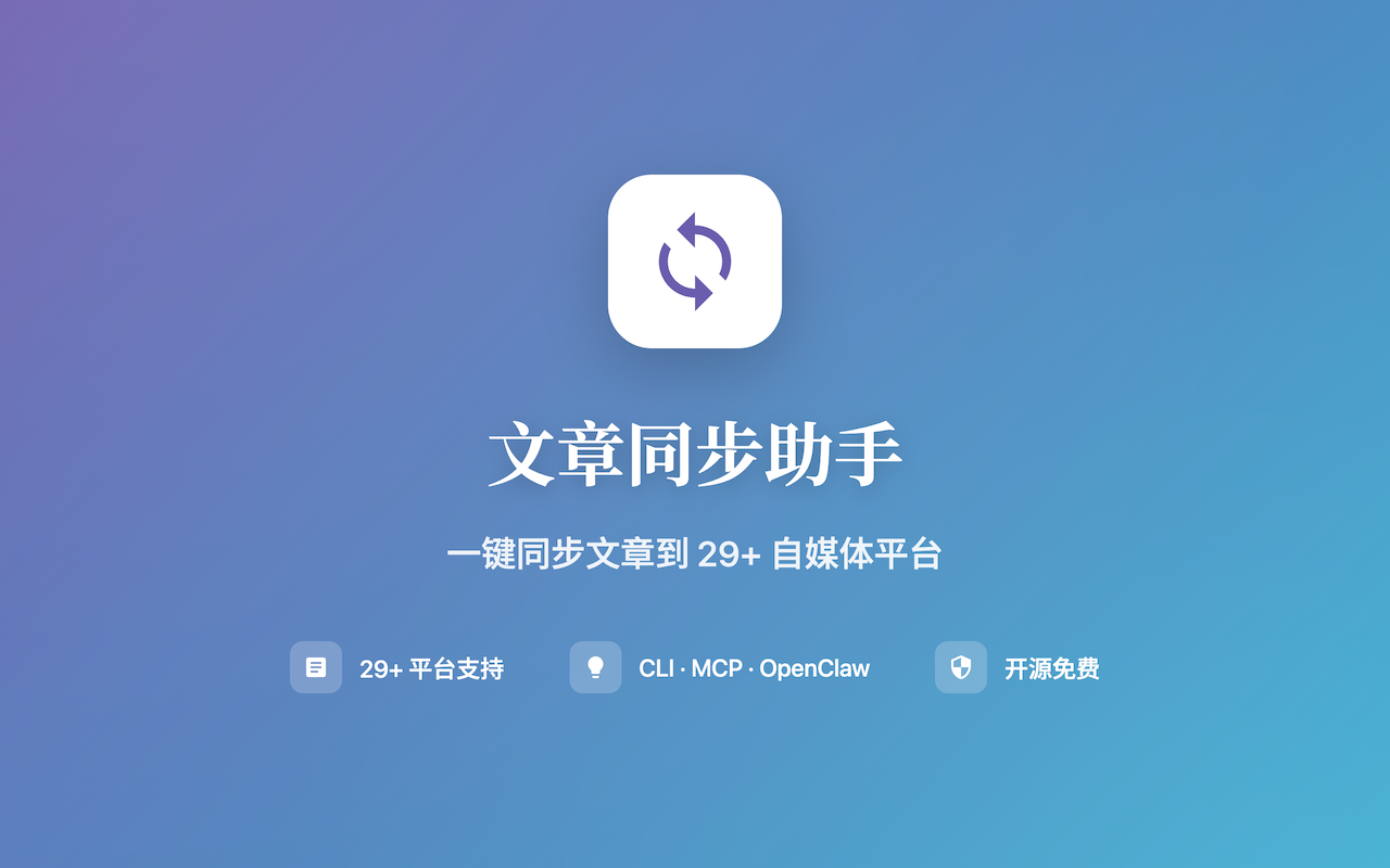 文章同步助手 - 截图 2