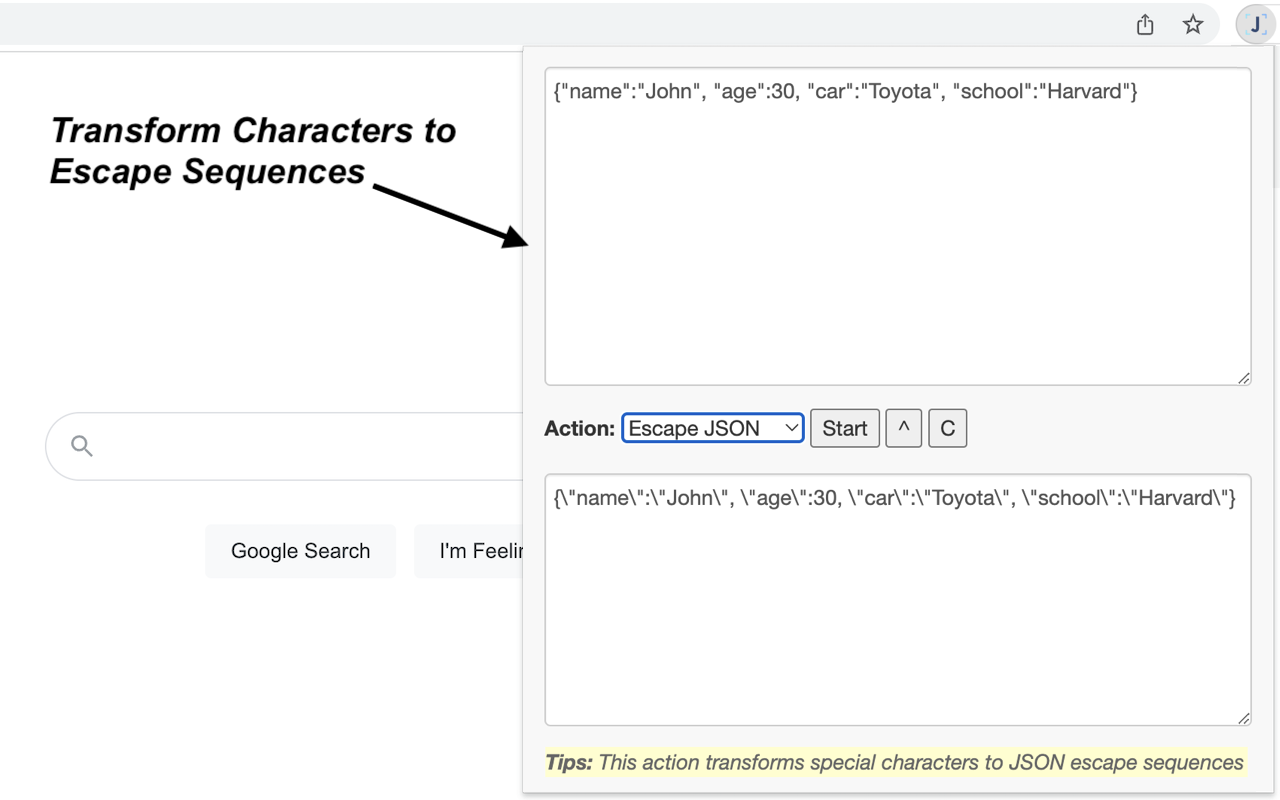 JSON Tools chrome谷歌浏览器插件_扩展第3张截图