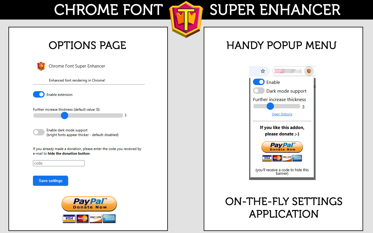 Chrome Font Super Enhancer - 截图 3