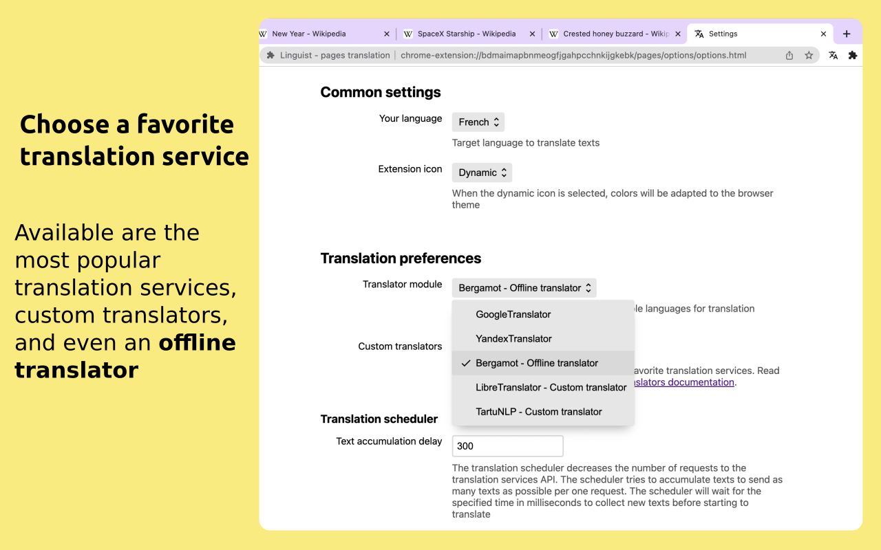 Linguist - web page translator - 截图 2