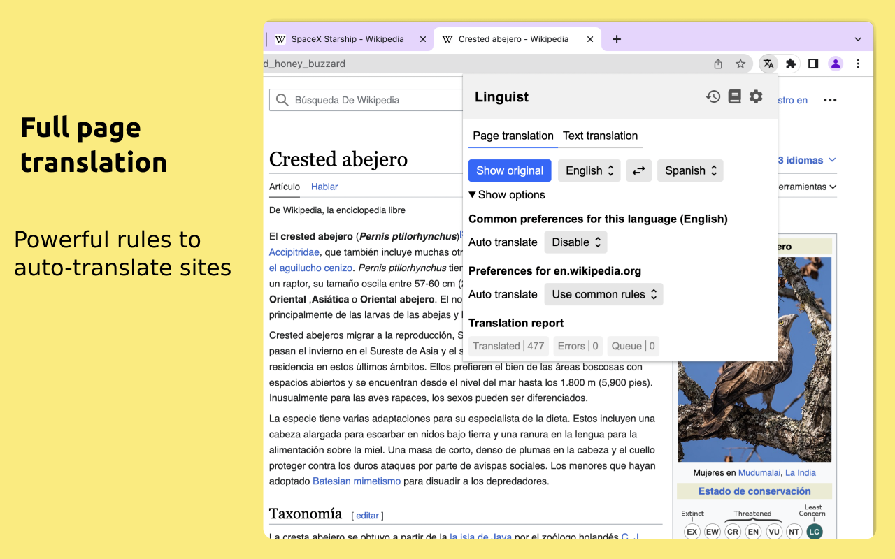 Linguist - web page translator - 截图 4