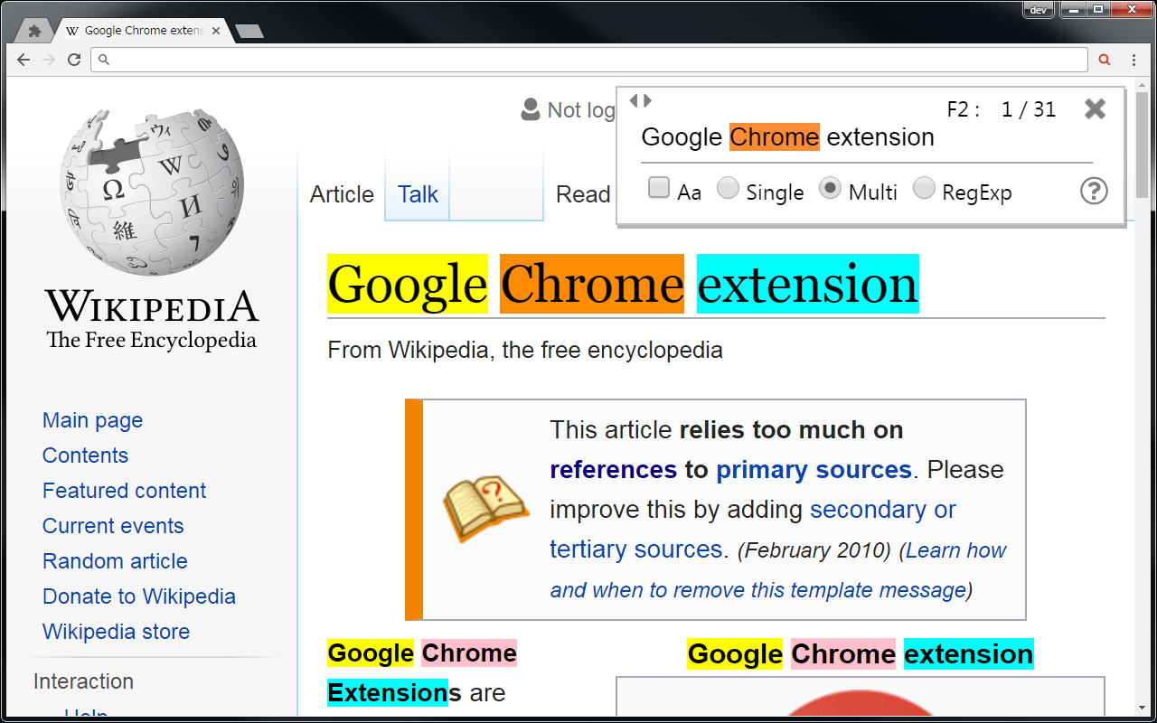 Multi Search & Multi Jump - 截图 2