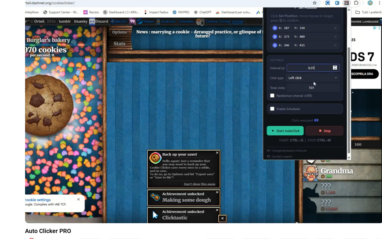 Auto Clicker Pro - 截图 2