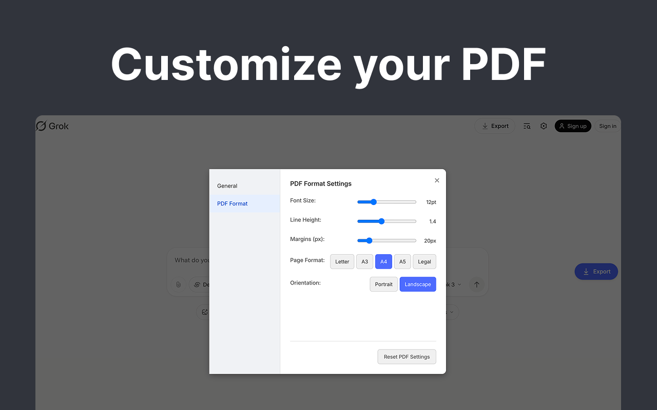 将Grok转换为PDF。| Grok to PDF - 截图 4