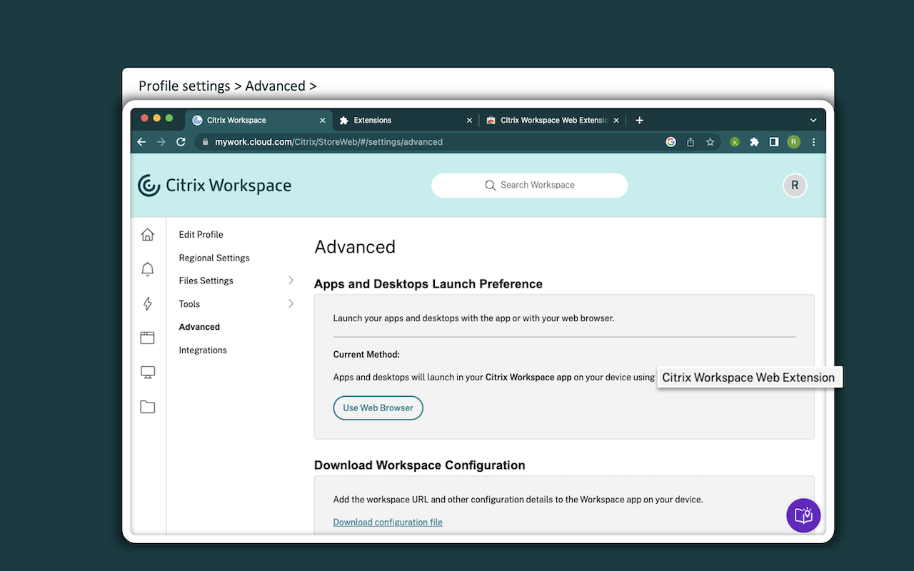 Citrix Web Extension - 截图 2
