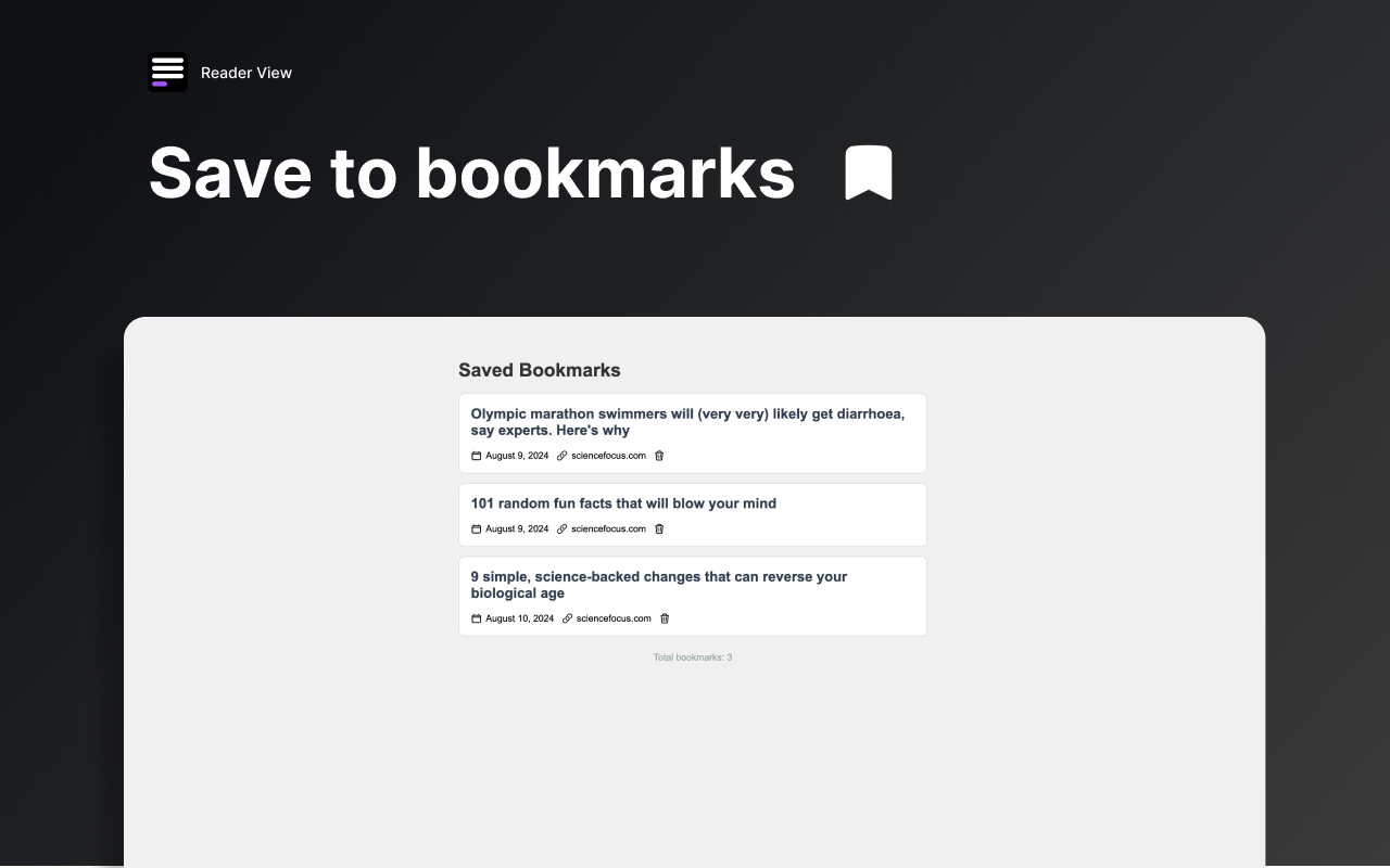 Reader Mode - Natural Reader and dark mode - 截图 4