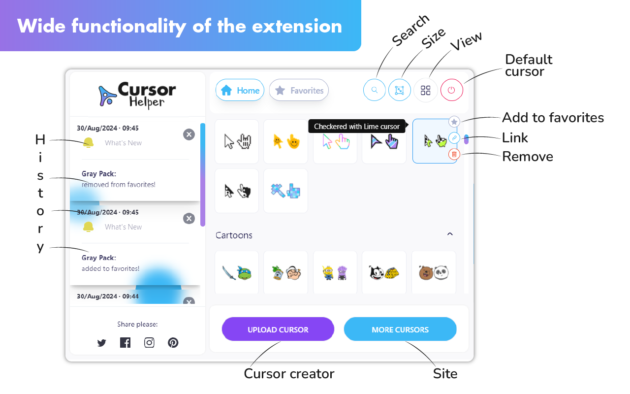 Cursor Helper - 自定义光标 - 截图 1