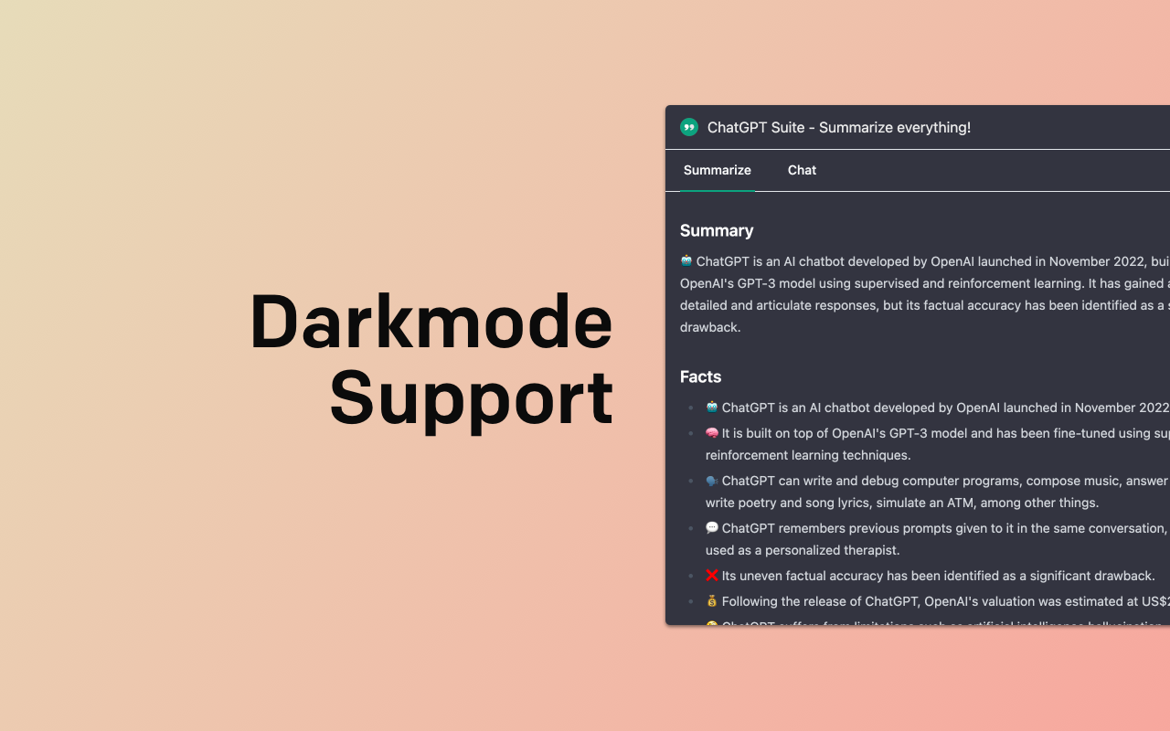 ChatGPT Summarize - 截图 5