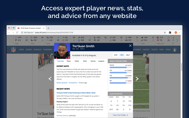 FantasyPros: Win your Fantasy League - 截图 3