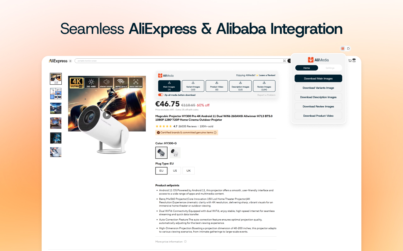 AliMedia | AliExpress image/video download - 截图 3