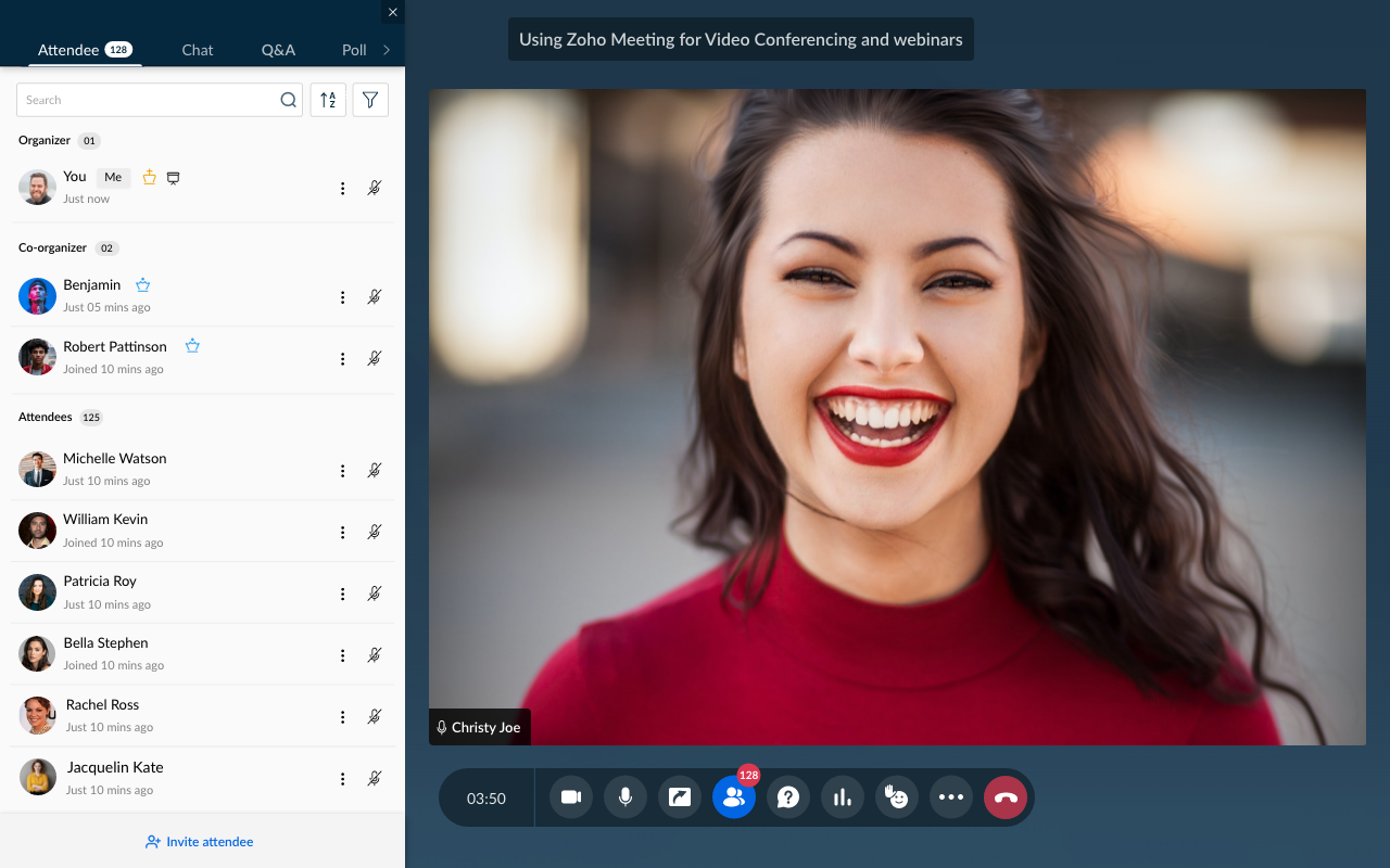 Zoho Meeting - 截图 3