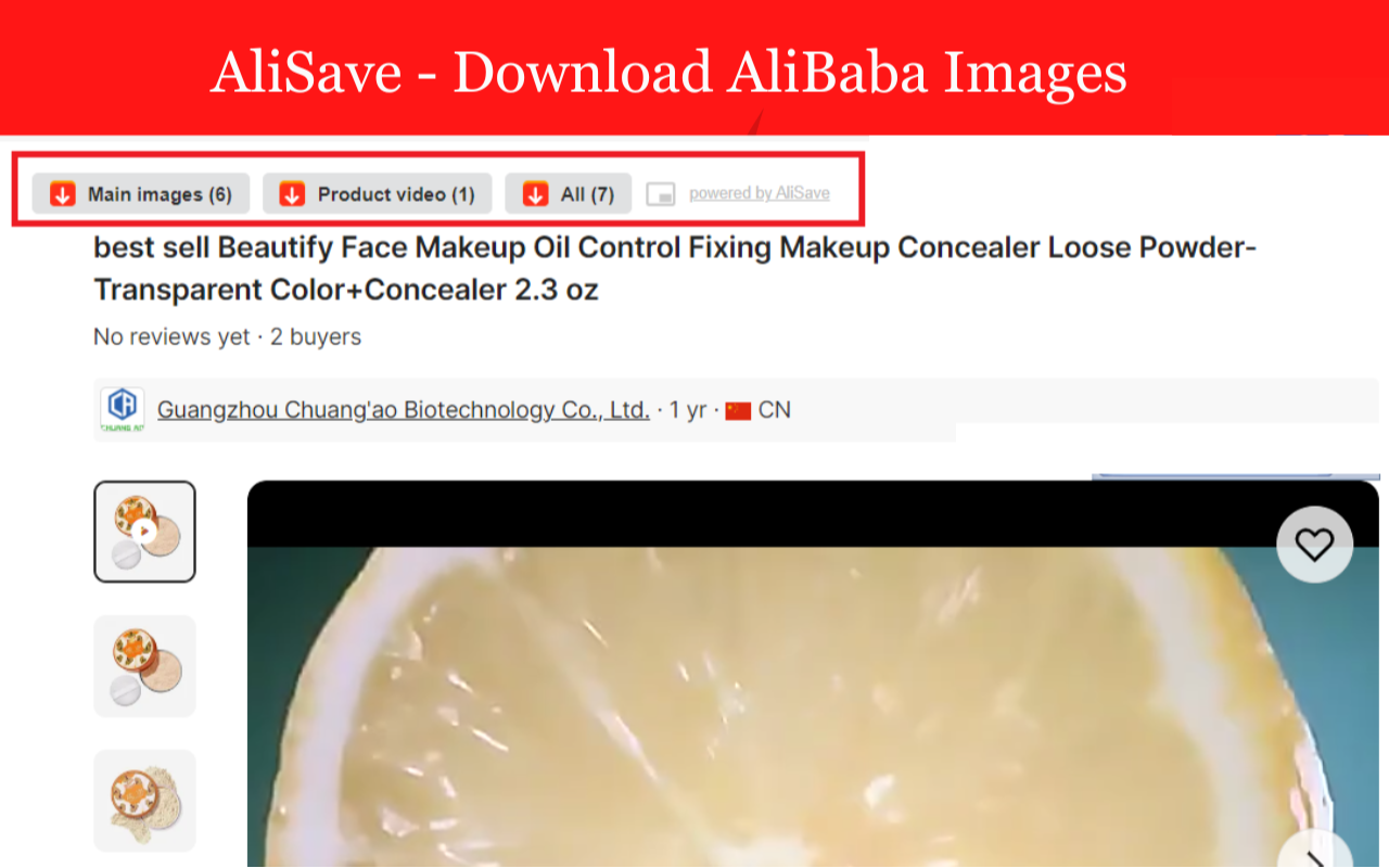 AliSave - Download AliExpress Images - 截图 1