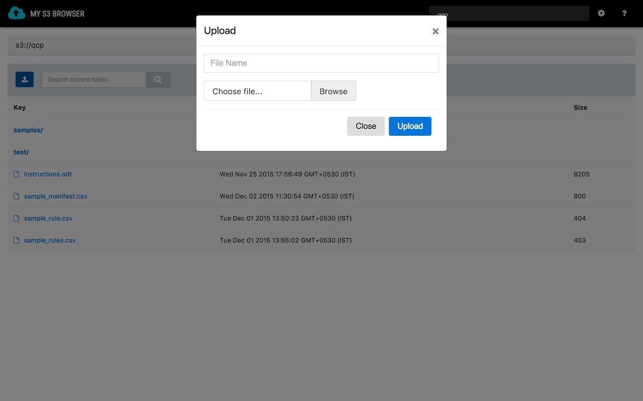 My S3 Browser - 截图 3