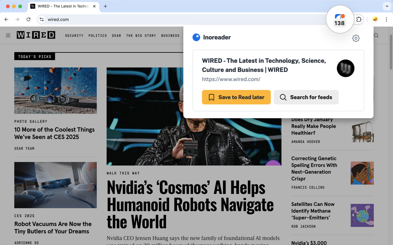 Inoreader: Read-later and RSS extension - 截图 2