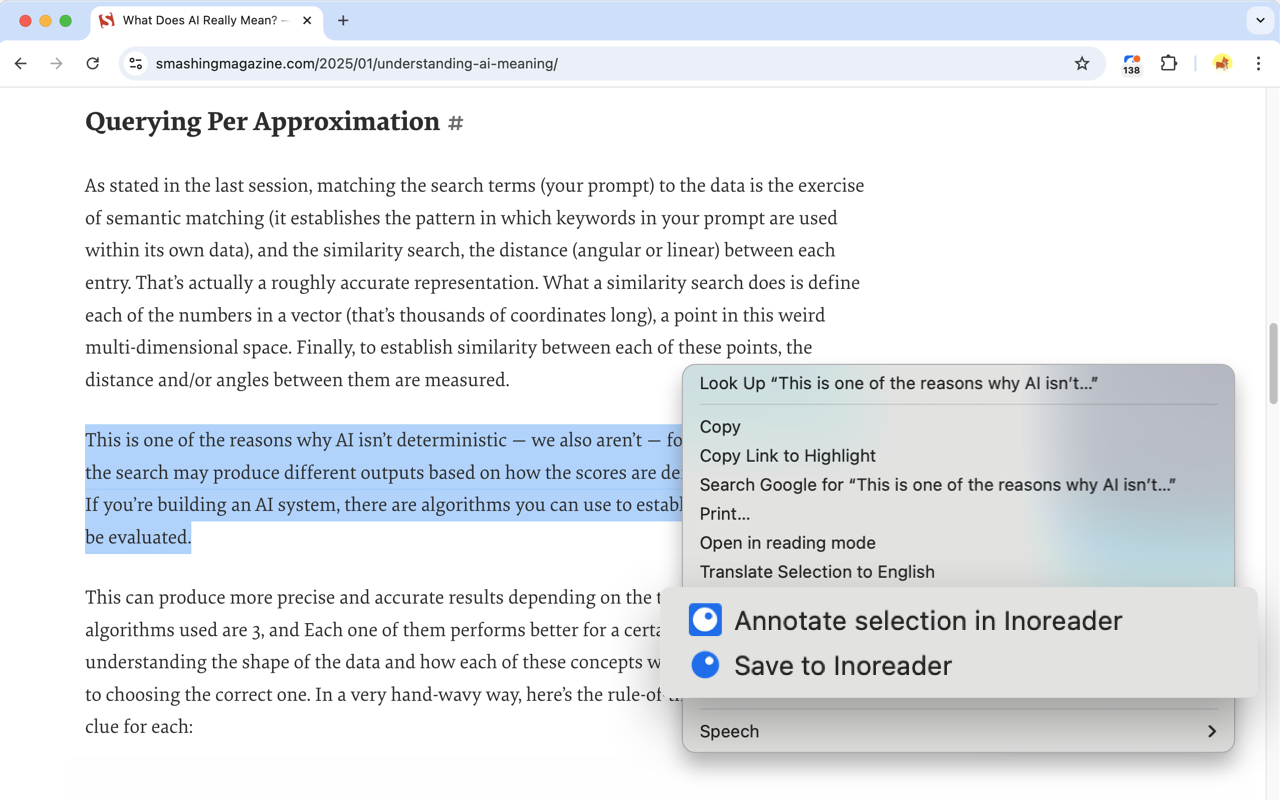 Inoreader: Read-later and RSS extension - 截图 3