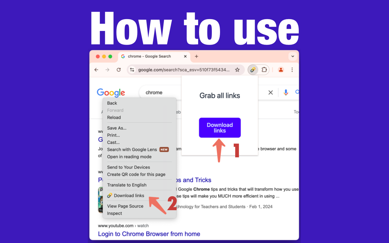 链接抓取器 - 截图 1