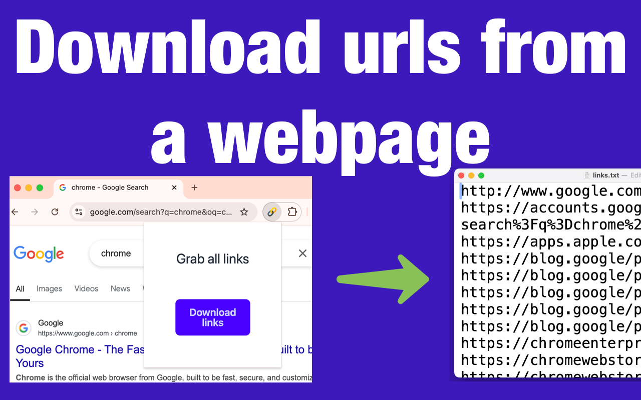链接抓取器 - 截图 2
