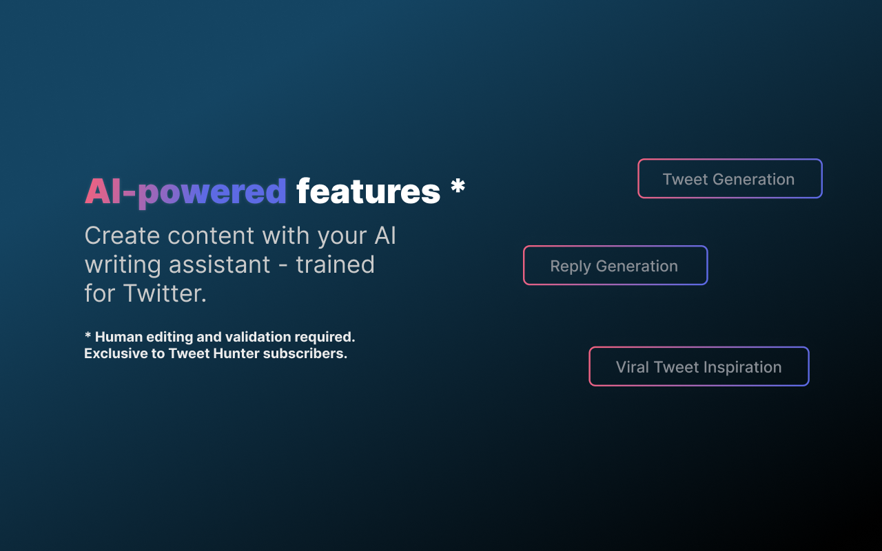 Tweet Hunter X: Sidebar for X - 截图 2