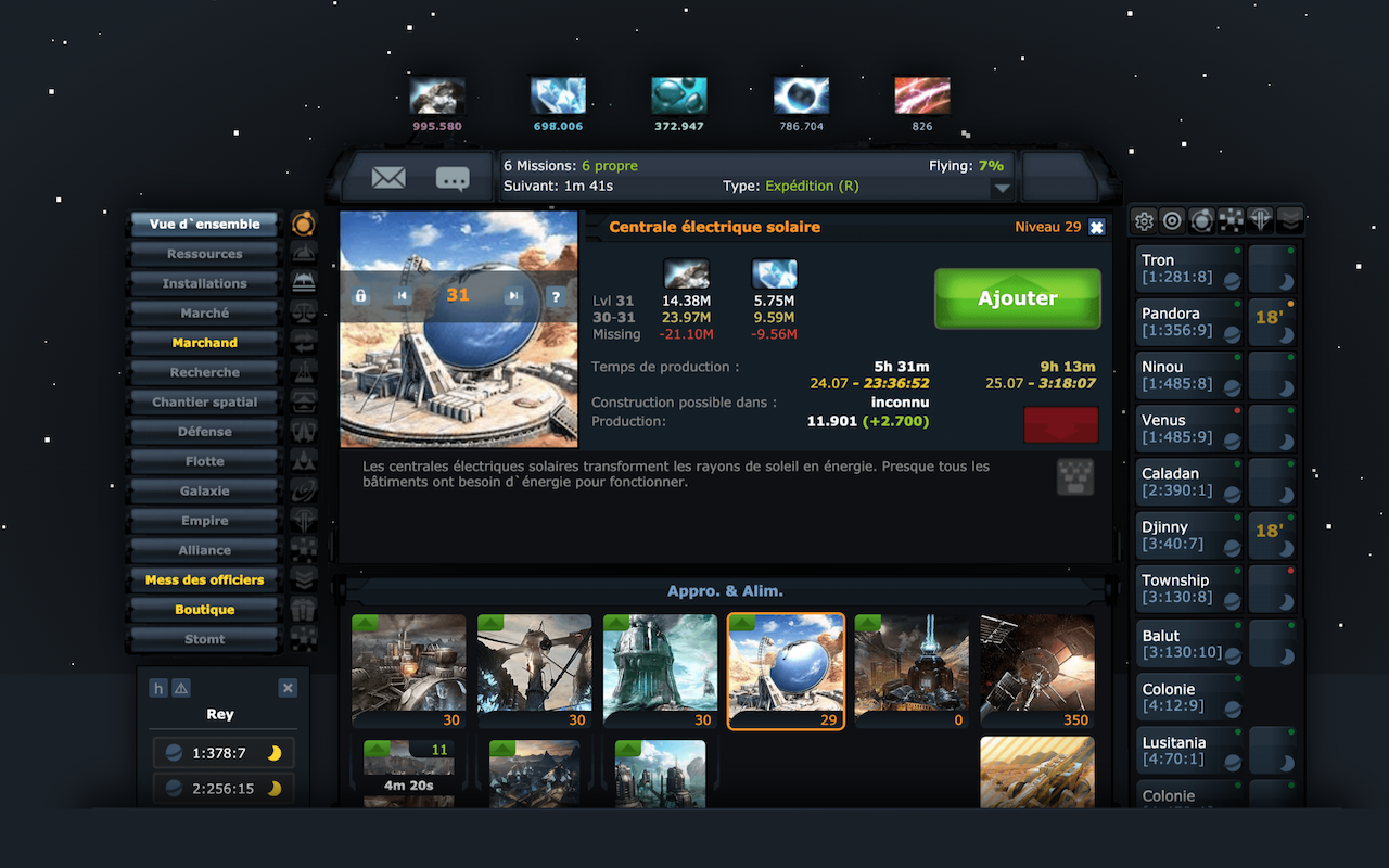Ogame Infinity - 截图 5