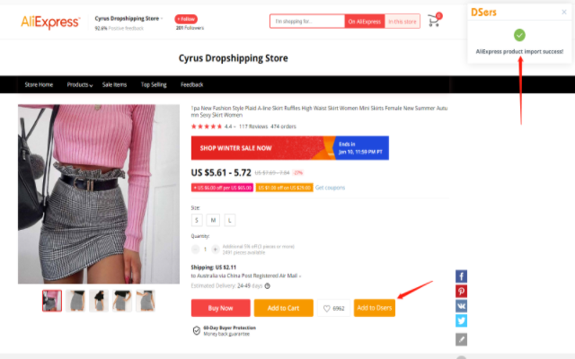 DSers -  AliExpress.com Product Importer - 截图 3
