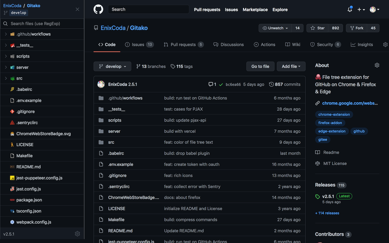 Gitako - GitHub file tree - 截图 3