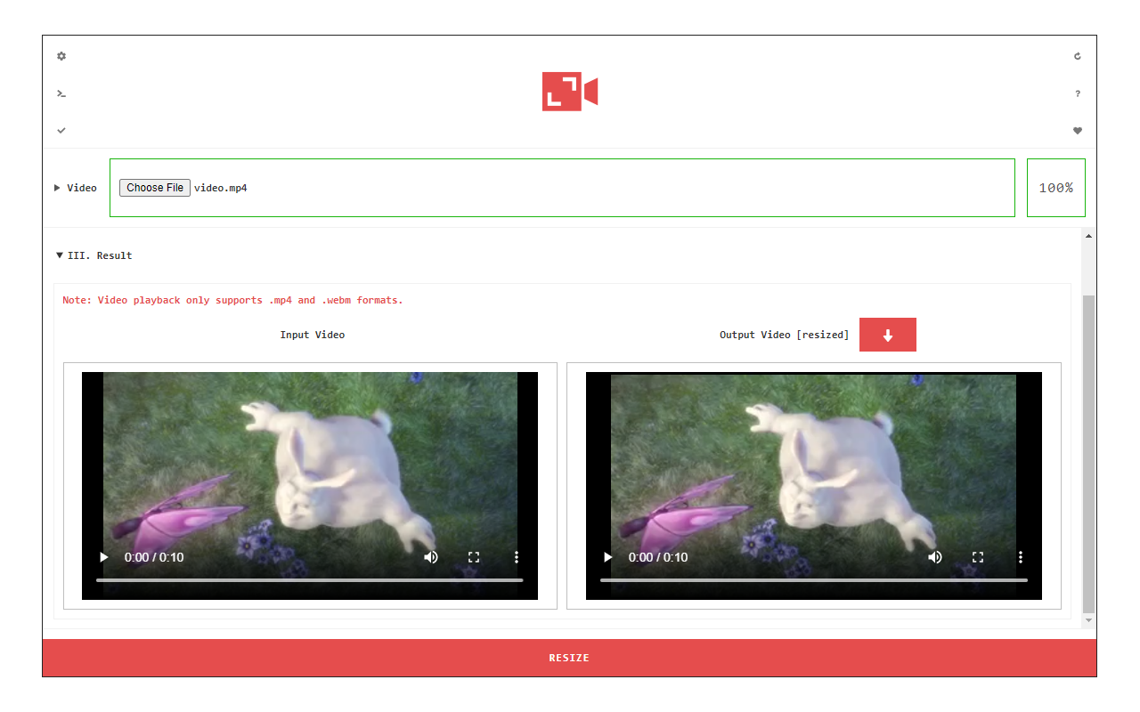 Video Resizer - 截图 2
