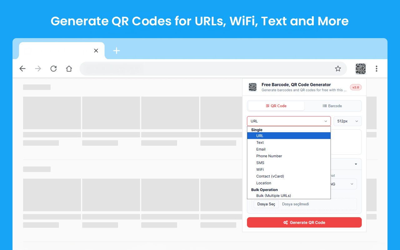 Free Barcode, QR Code Generator - 截图 1