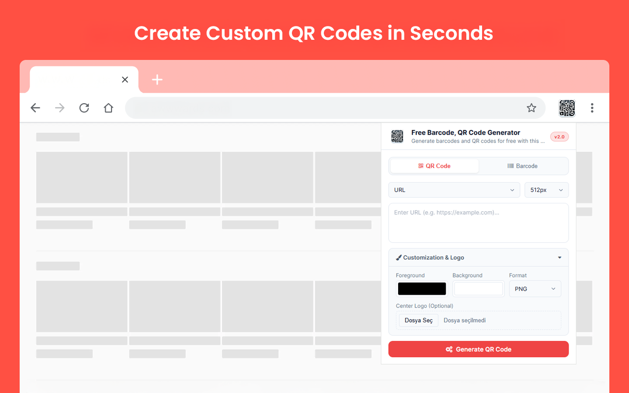 Free Barcode, QR Code Generator - 截图 2
