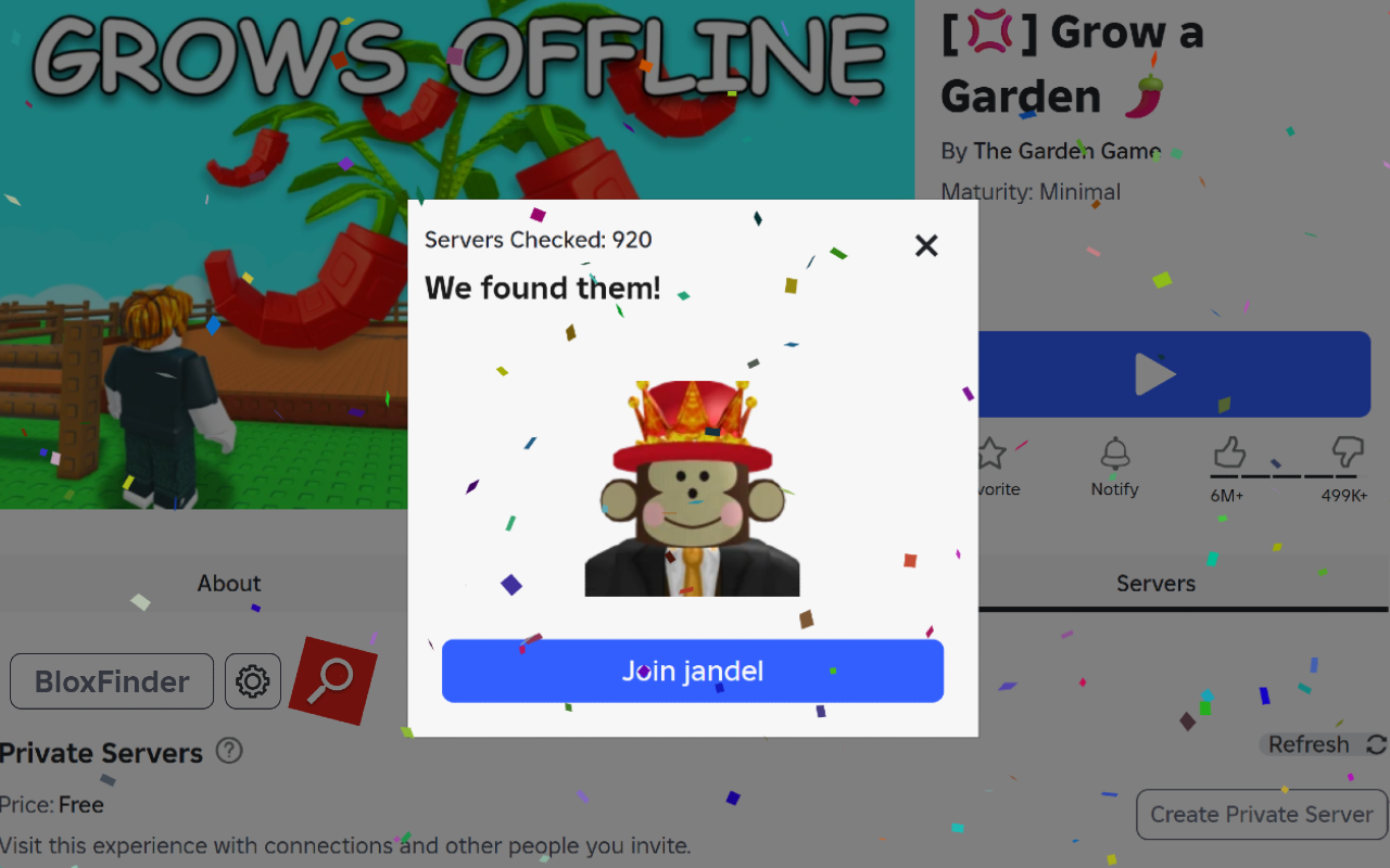 BloxFinder - 加入 Roblox 上的任何人 - 截图 2