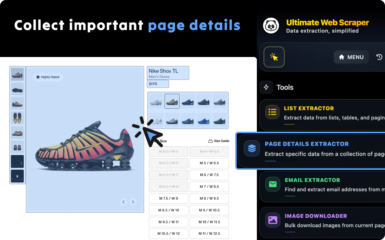 Ultimate Web Scraper - 截图 4