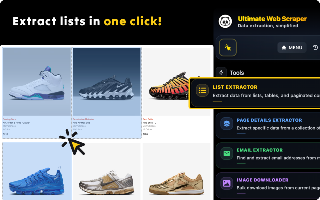 Ultimate Web Scraper - 截图 5