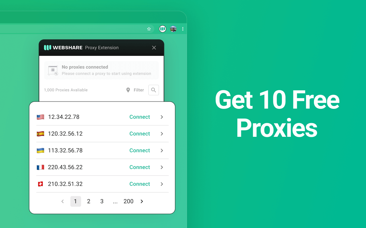 Webshare Proxy Extension - 截图 4