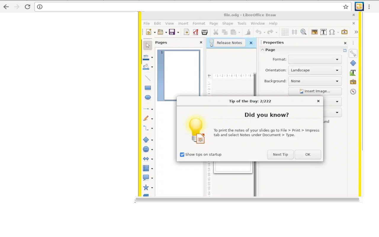 LibreOffice Draw 在线 - 截图 2