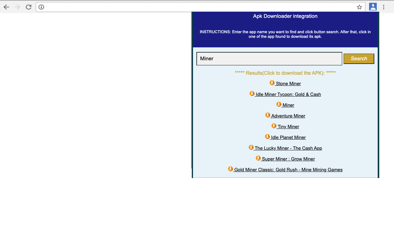 适用于 Android 的 Apk 下载器管理器 - 截图 1