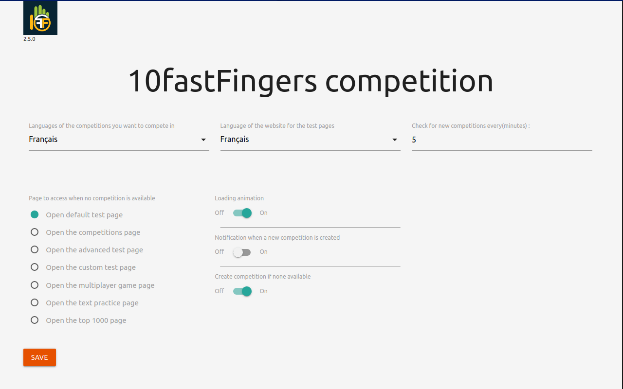 10fastfingerCompetition chrome谷歌浏览器插件_扩展第1张截图
