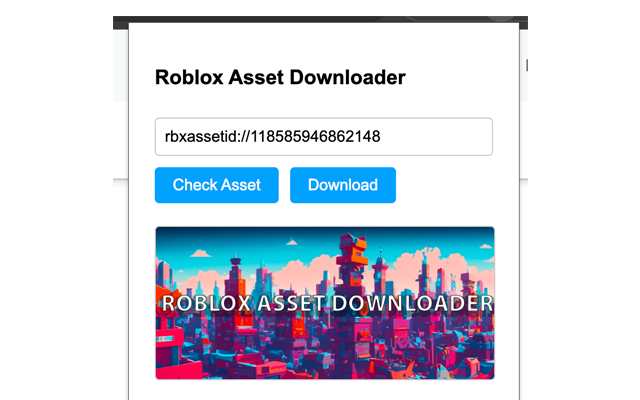 Roblox Asset Downloader - 截图 1