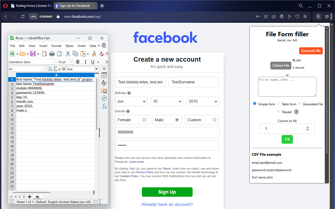 File form filler - 截图 2