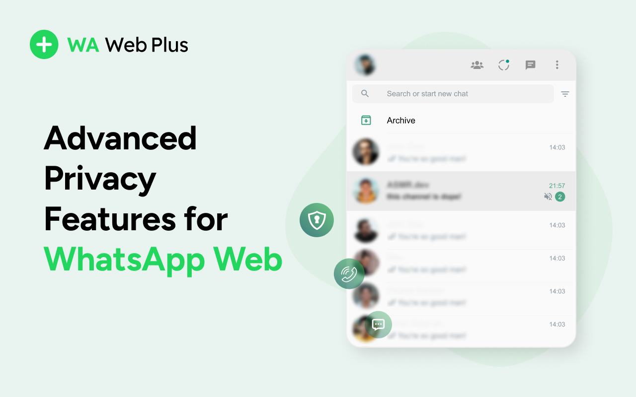 WA Web Plus by Elbruz Technologies - 截图 3